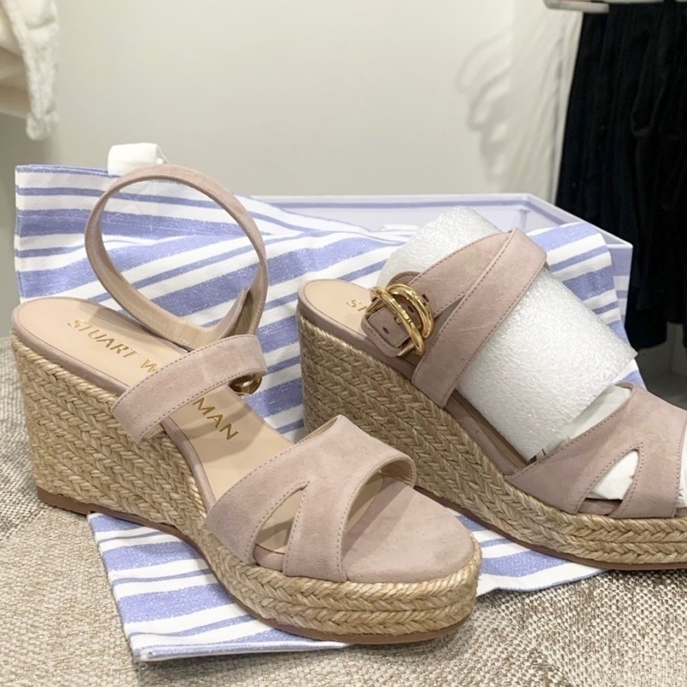 🌷sandals By Stewart Weitzman Pink Size 6 NEW - Picture 4 of 6